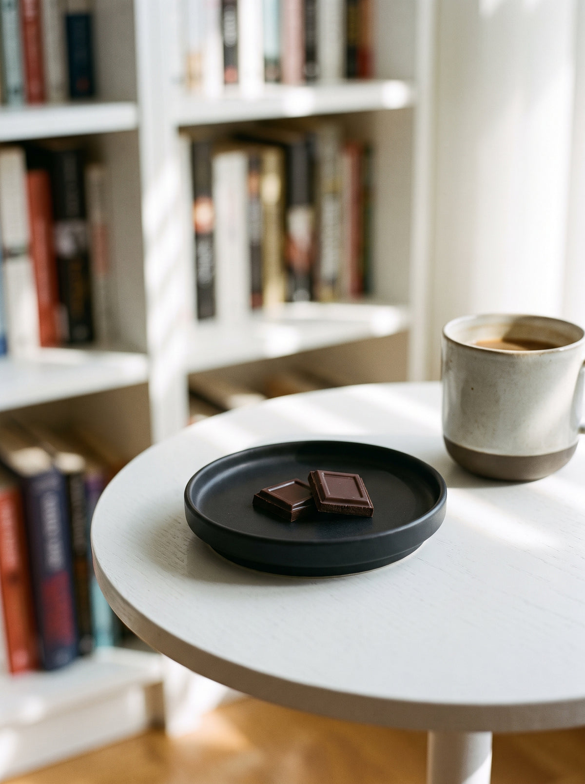Hasami Porcelain Plate 85 mm, Black
