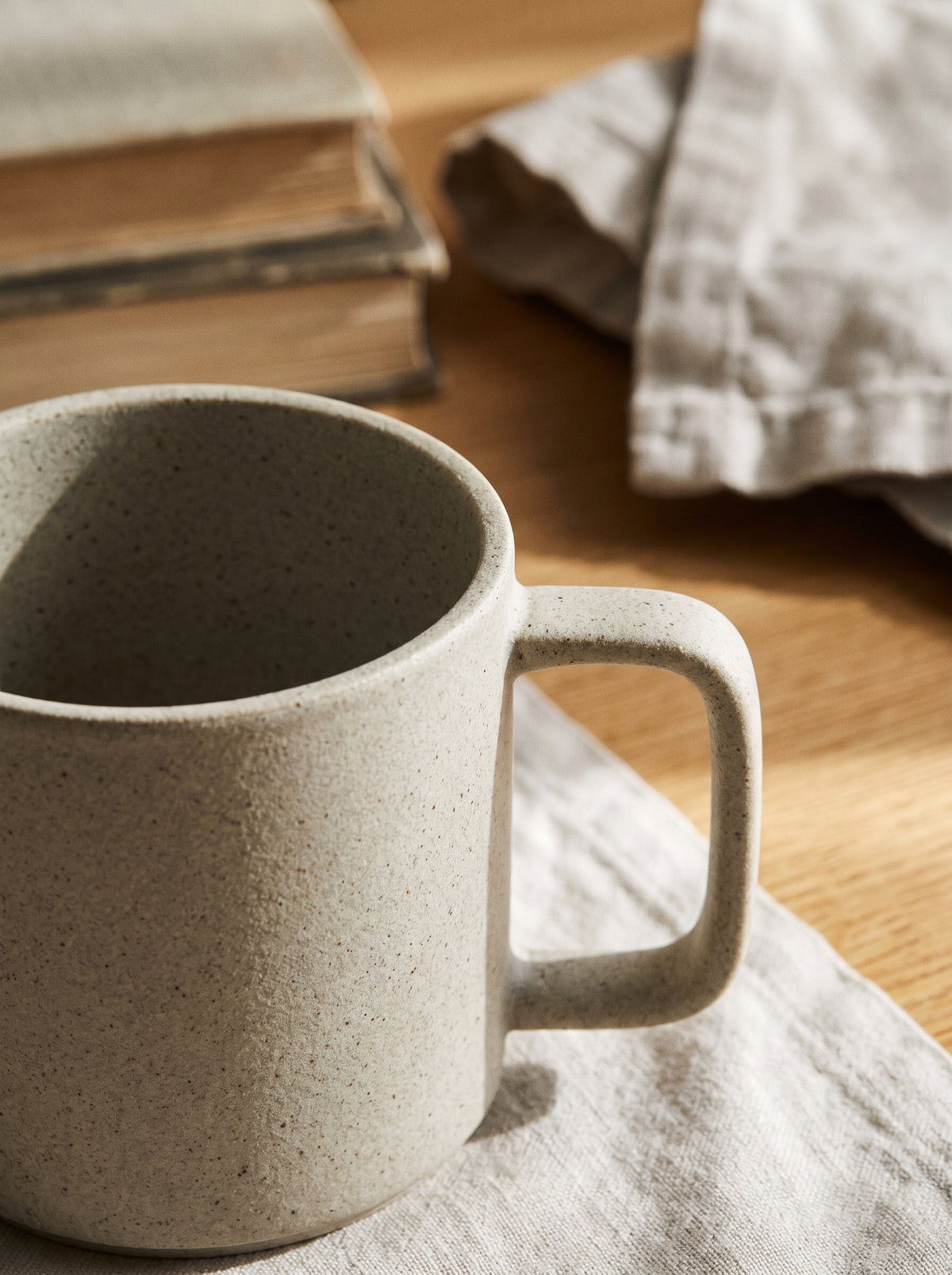 Hasami Porcelain Mug Cup 85 mm Small, Natural