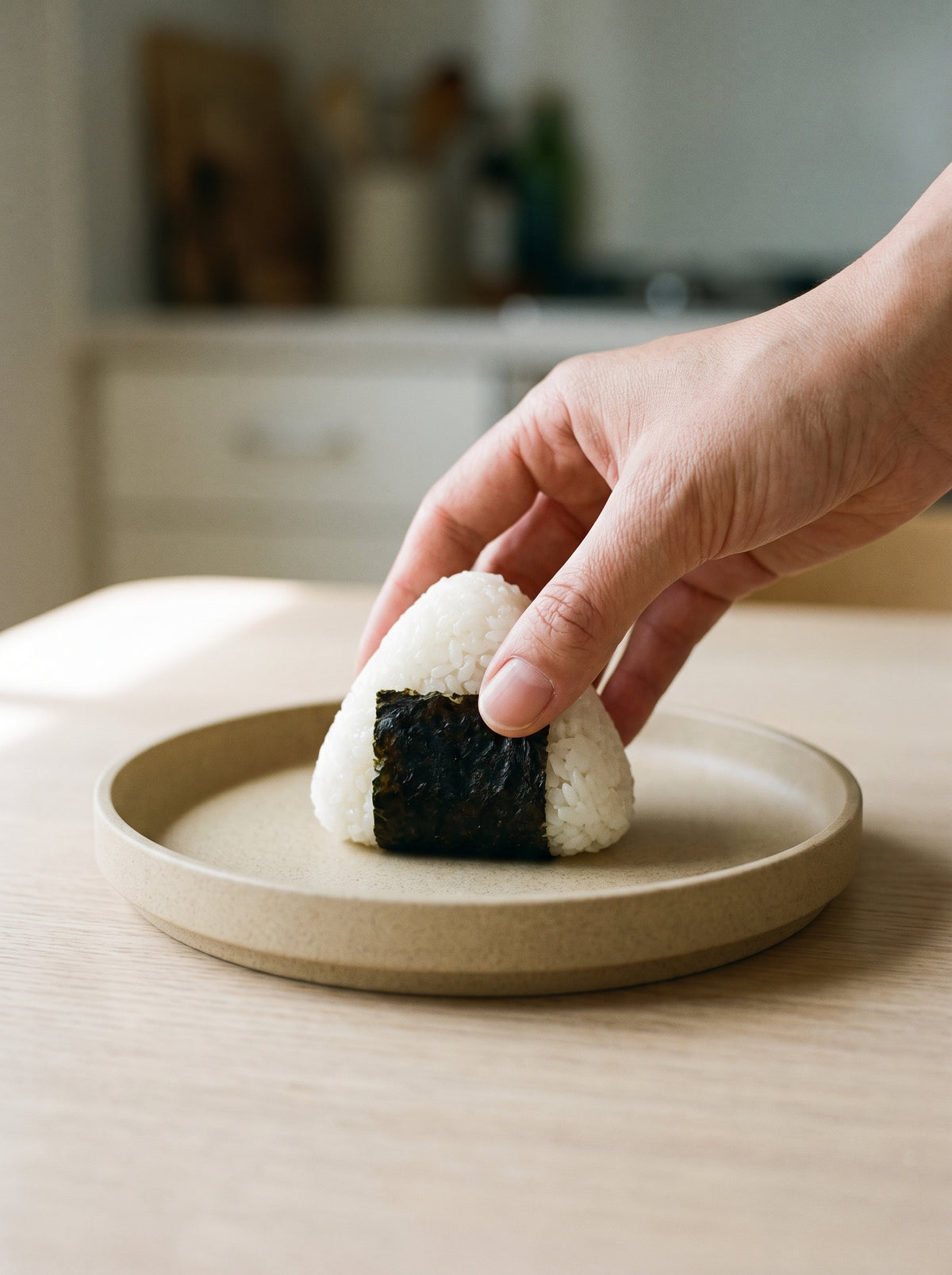 Hasami Porcelain Plate 185 mm, Natural