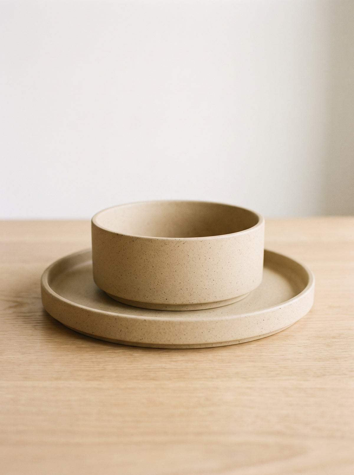 Hasami Porcelain Plate 185 mm, Natural