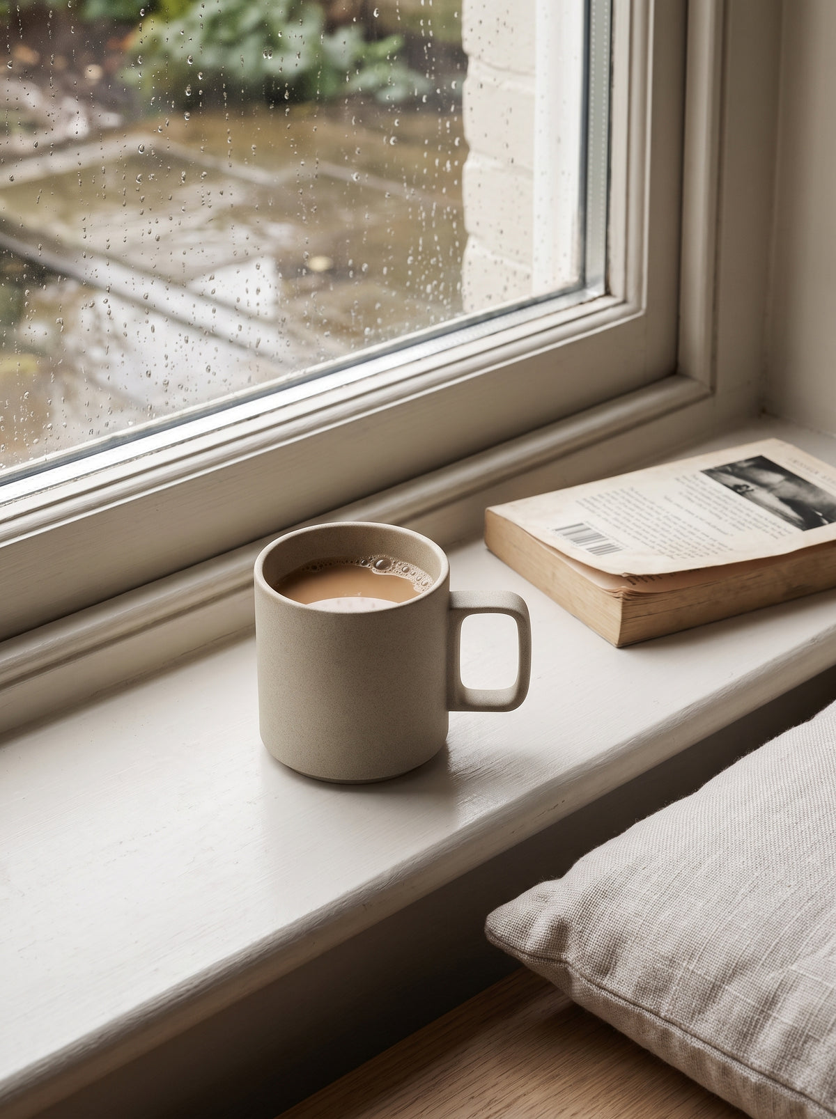 Hasami Porcelain Mug Cup 85 mm Medium, Natural