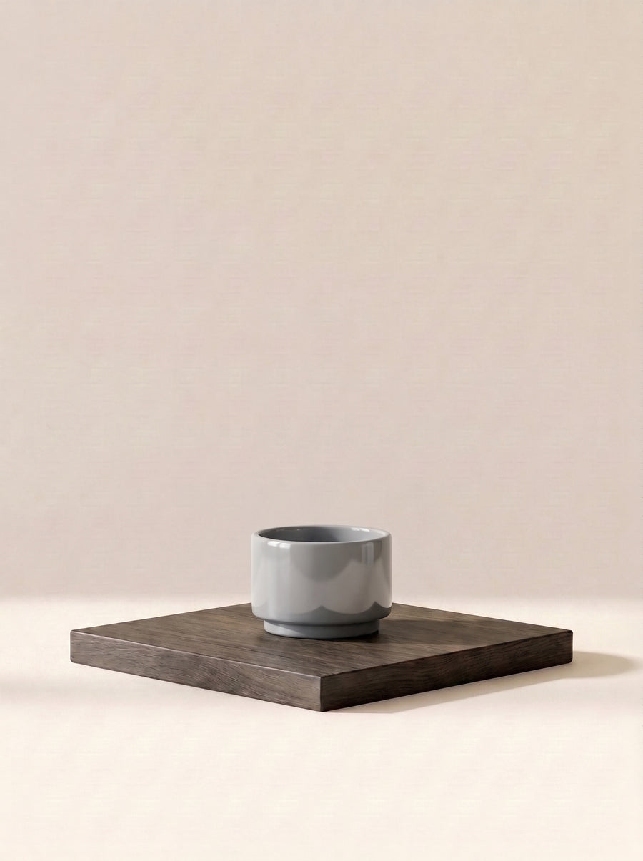Hasami Porcelain Bowl 85 mm, Gloss Gray