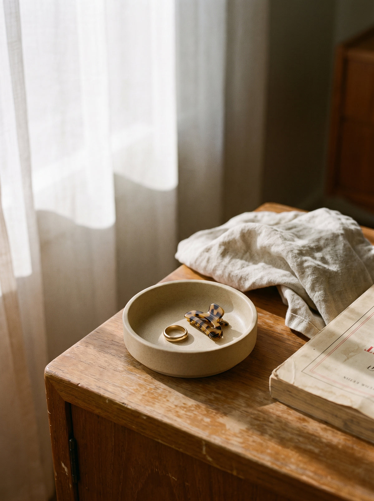 Hasami Porcelain Plate 85 mm, Natural