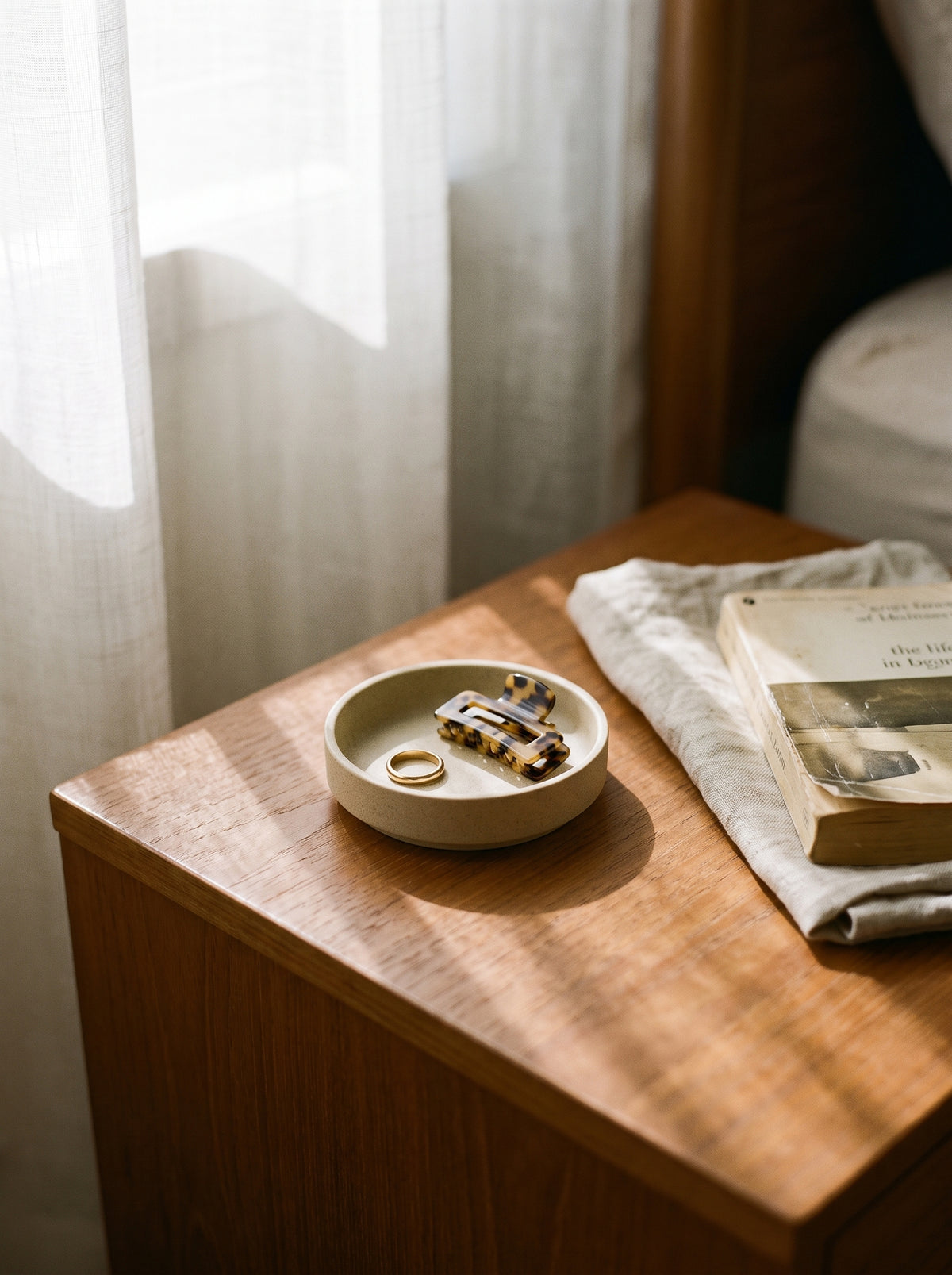 Hasami Porcelain Plate 85 mm, Natural
