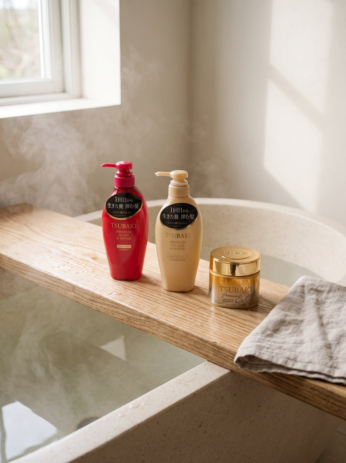 TSUBAKI Complete Hair Care Set