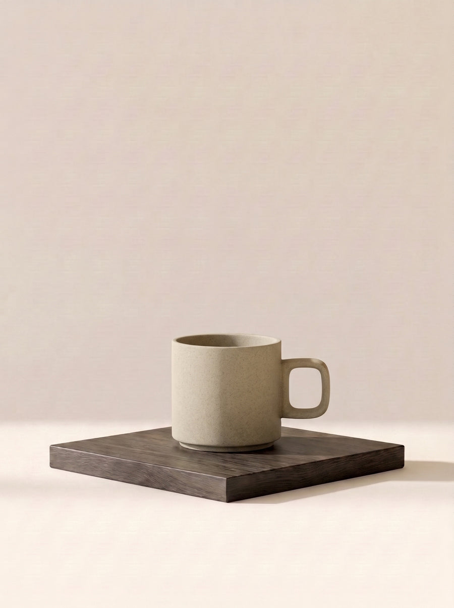 Hasami Porcelain Mug Cup 85 mm Small, Natural