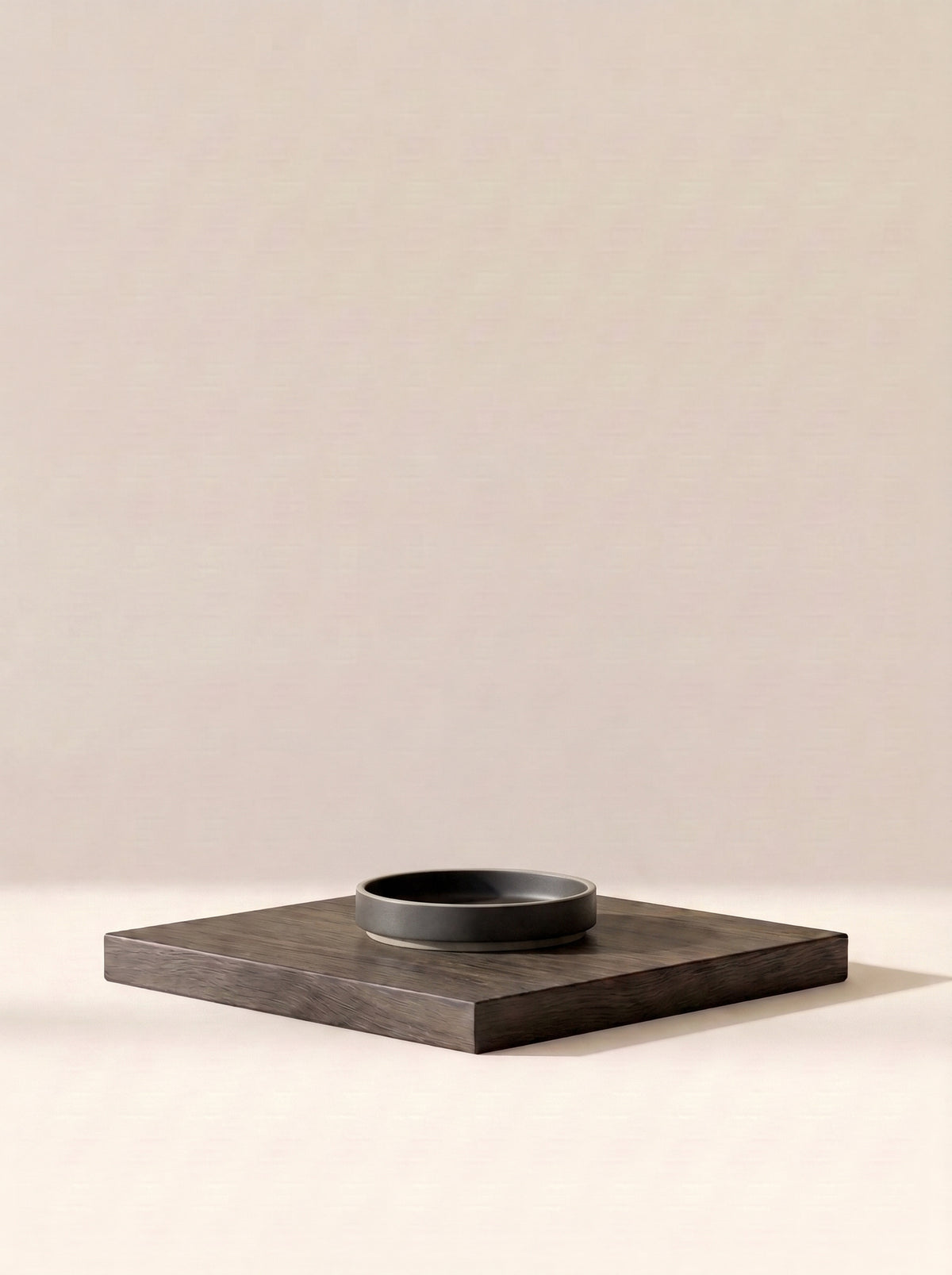 Hasami Porcelain Plate 85 mm, Black